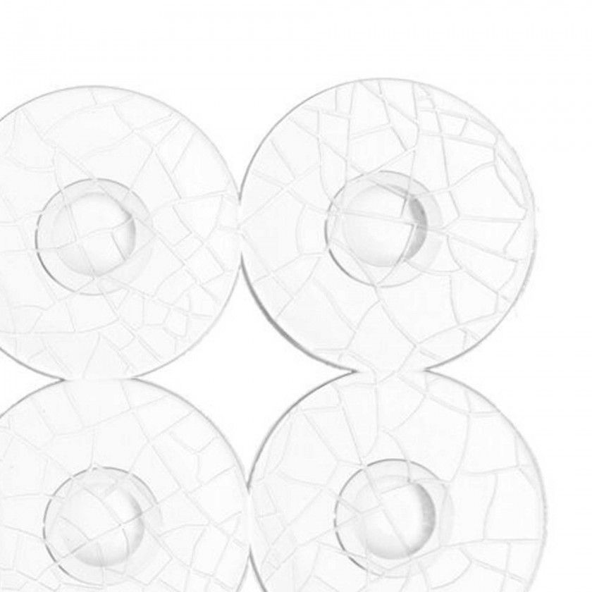 Tapete Banheira Ladrilhos Transparente 54X54cm