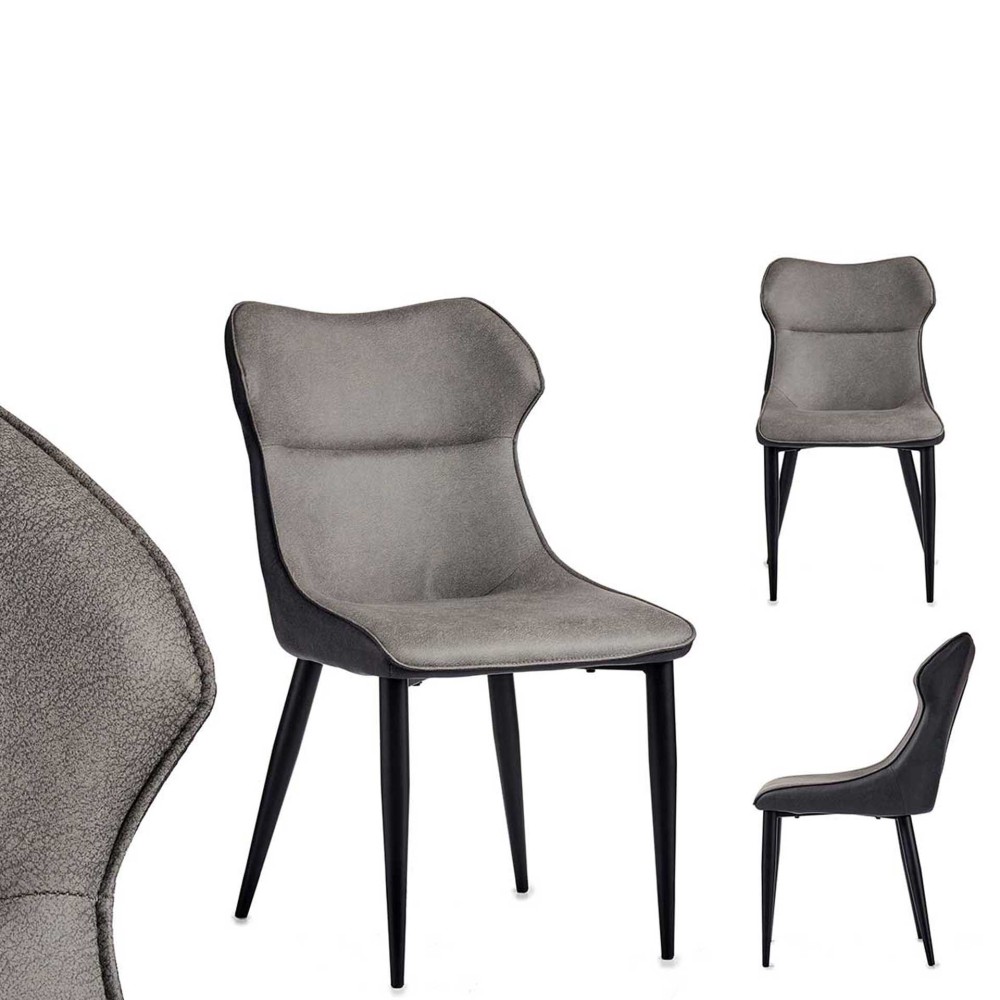Poltrona Polipele Cinzento 60X49X86cm