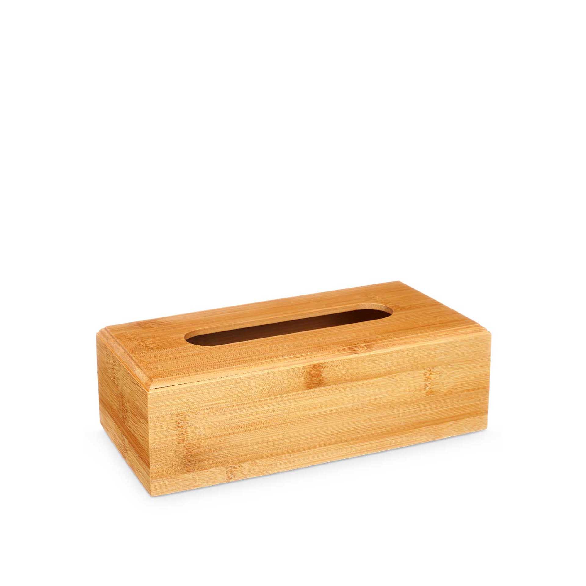 Caixa Porta Lenços Bambu 25X13X8cm