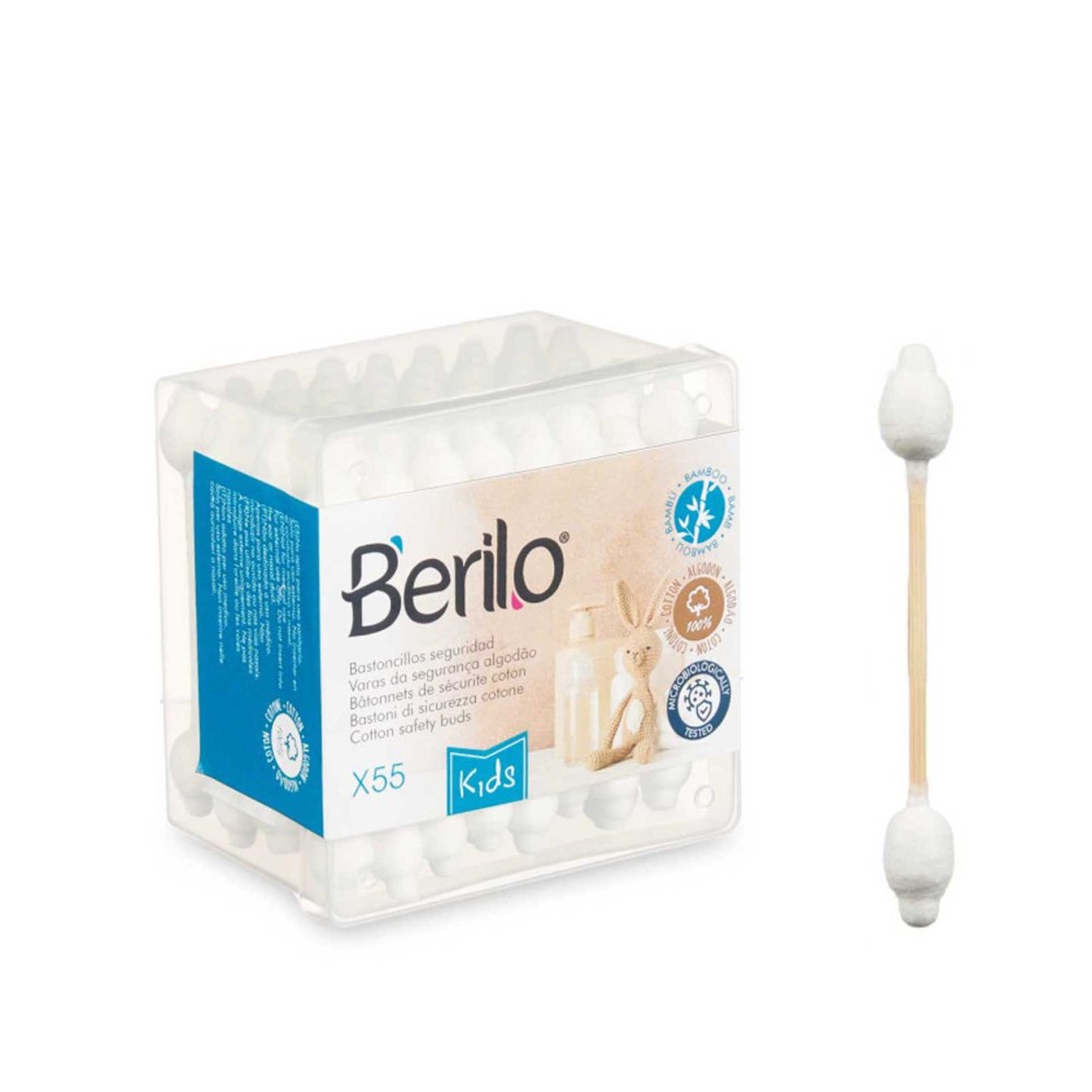 Caixa Cotonetes Bambu Bebe 55 Unidades