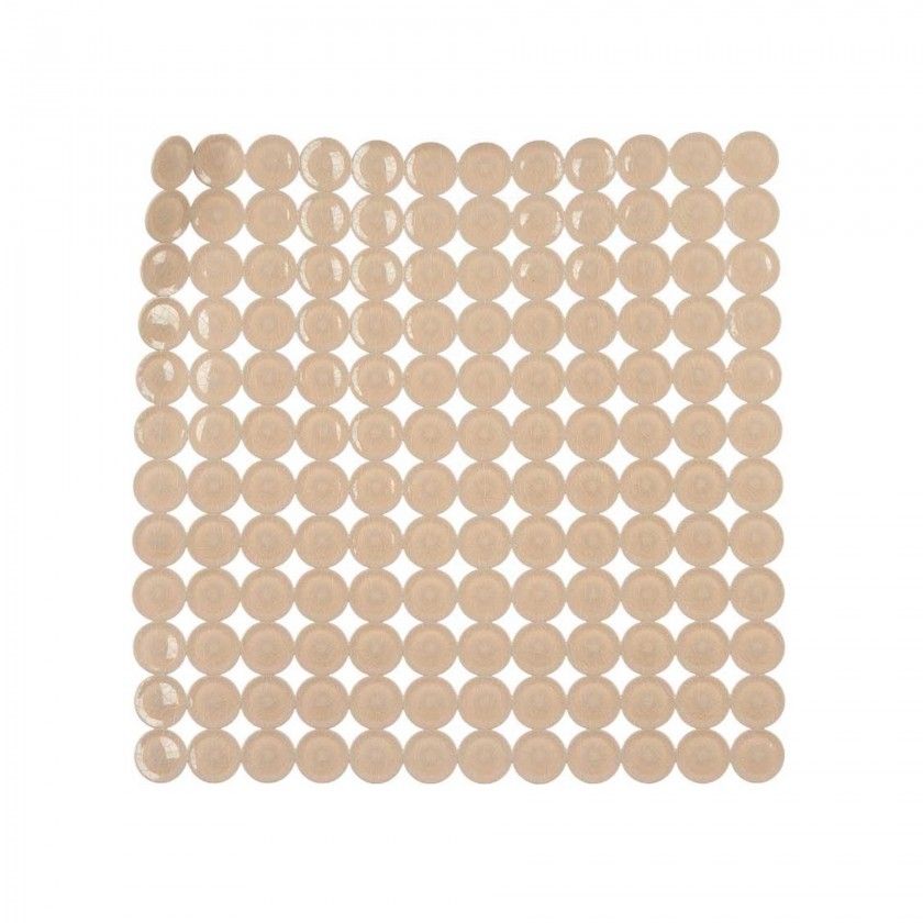 Tapete Banheira Ladrilhos Bege 54X54cm
