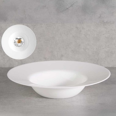 Prato Pasta Vidro Opaco 26cm Pack 6
