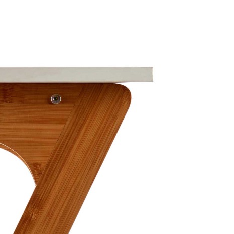 Mesa Apoio Bambu 60X40X68.5cm - Image product