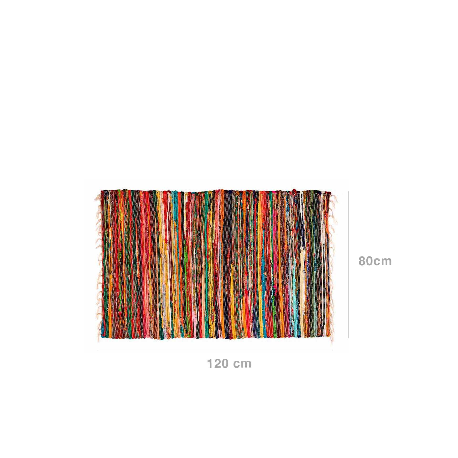 Tapete Trapos Multicor 80X120cm