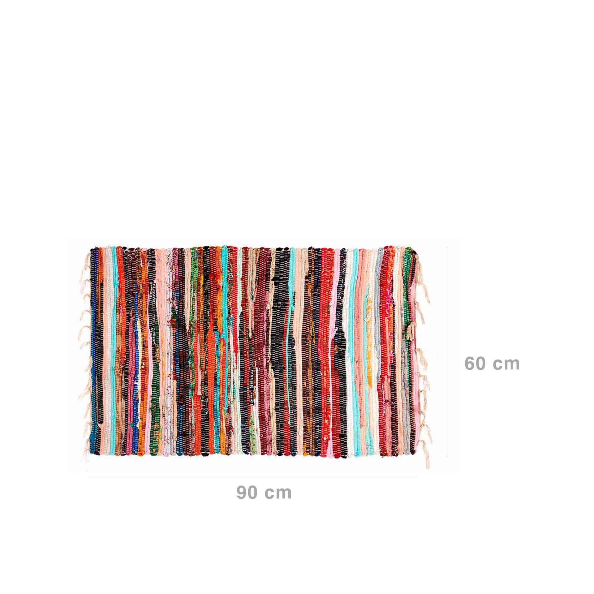 Tapete Trapos Multicor 60X90cm