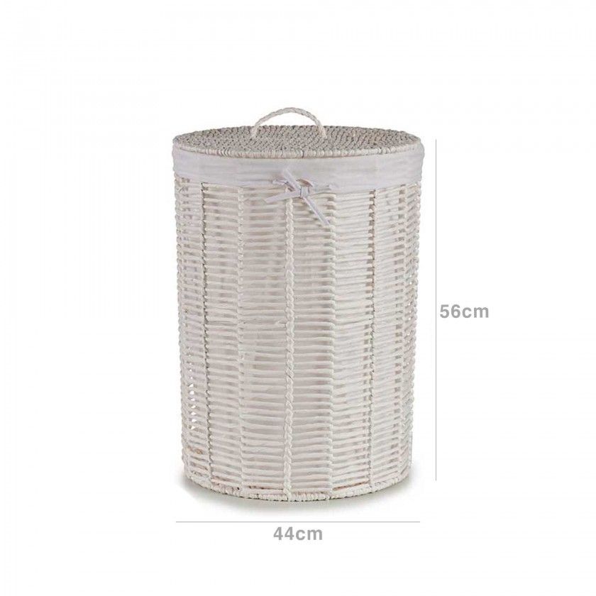 Cesto Multiusos Tela / Vime Redondo 76L 44X56cm Cesto Multiusos Tela / Vime Redondo 76L 44X56cm