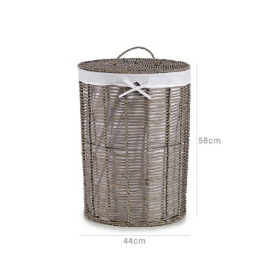 Cesto Multiusos Tela / Vime Redondo 76L 44X56cm