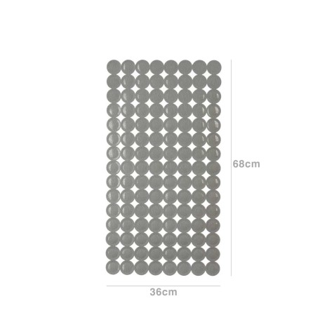 Tapete Banheira Cinza 68X36X1cm - Image product