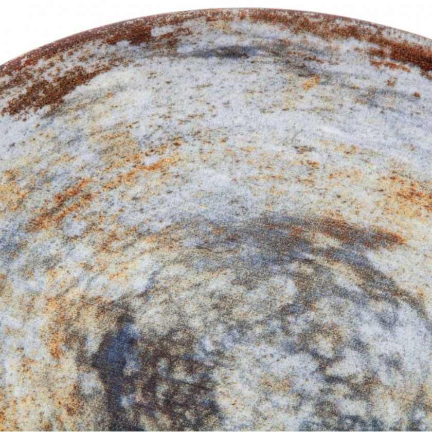 Prato Sobremesa Vessia Castanho 20.3X2.5cm Prato Sobremesa Vessia Castanho 20.3X2.5cm