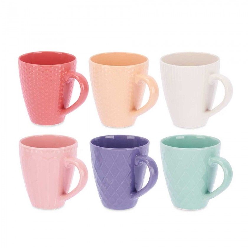 Caneca Cerâmica 350ml 9.5X13X10cm Caneca Cerâmica 350ml 9.5X13X10cm