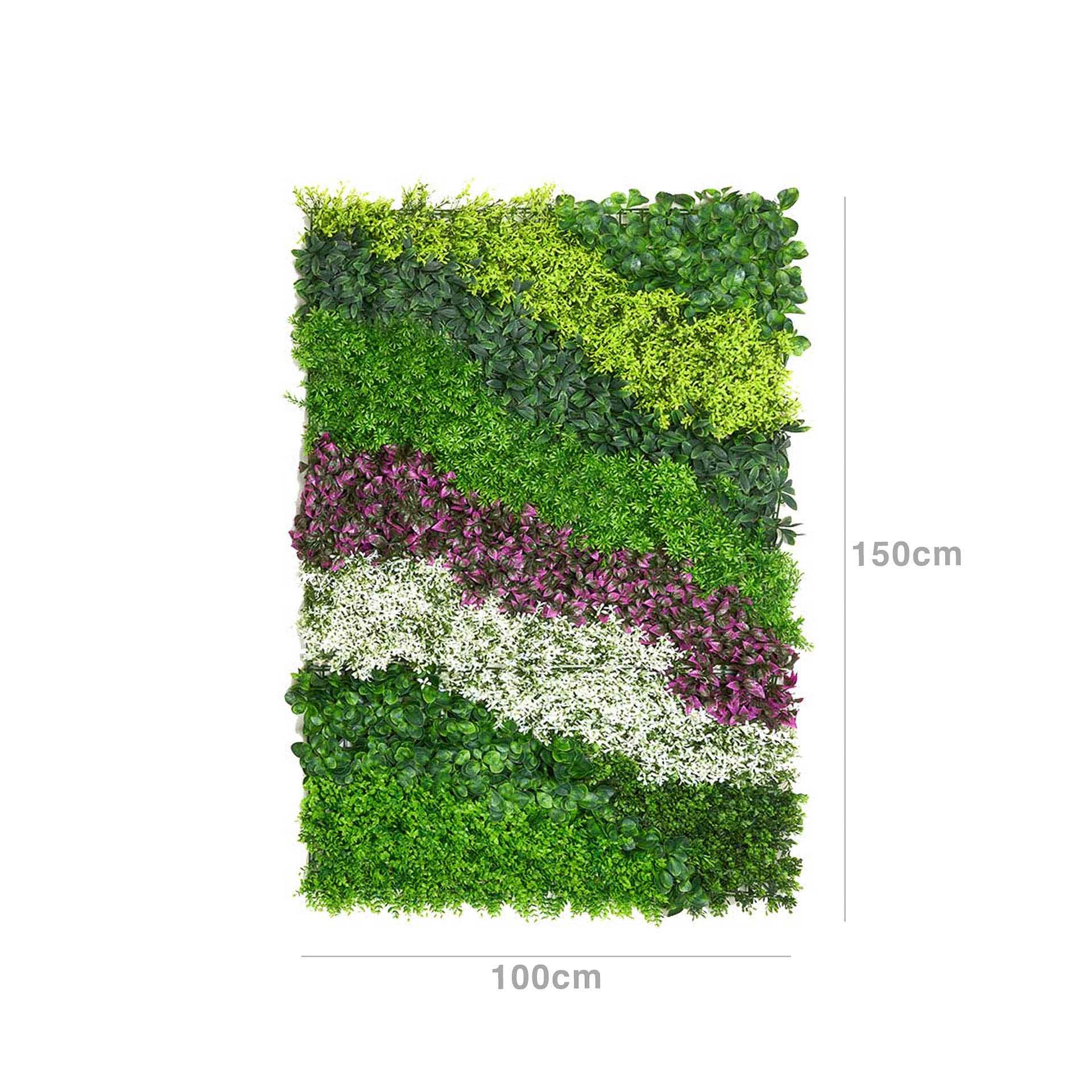 Jardim Vertical Flores 150X100X5cm