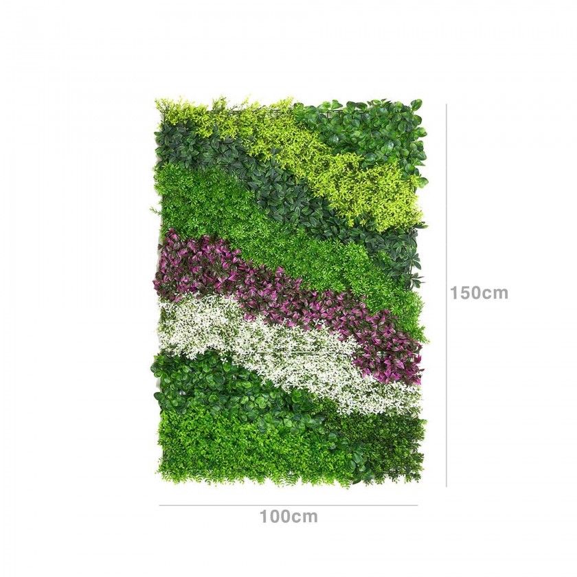 Jardim Vertical Flores 150X100X5cm Jardim Vertical Flores 150X100X5cm