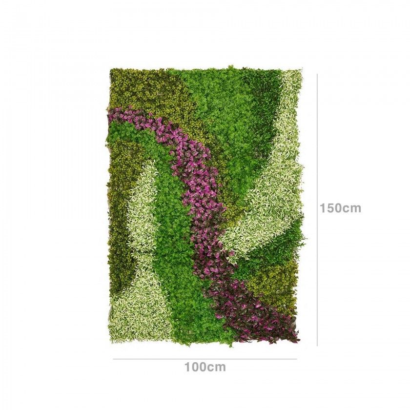 Jardim Vertical Flores 150X100X5cm Jardim Vertical Flores 150X100X5cm