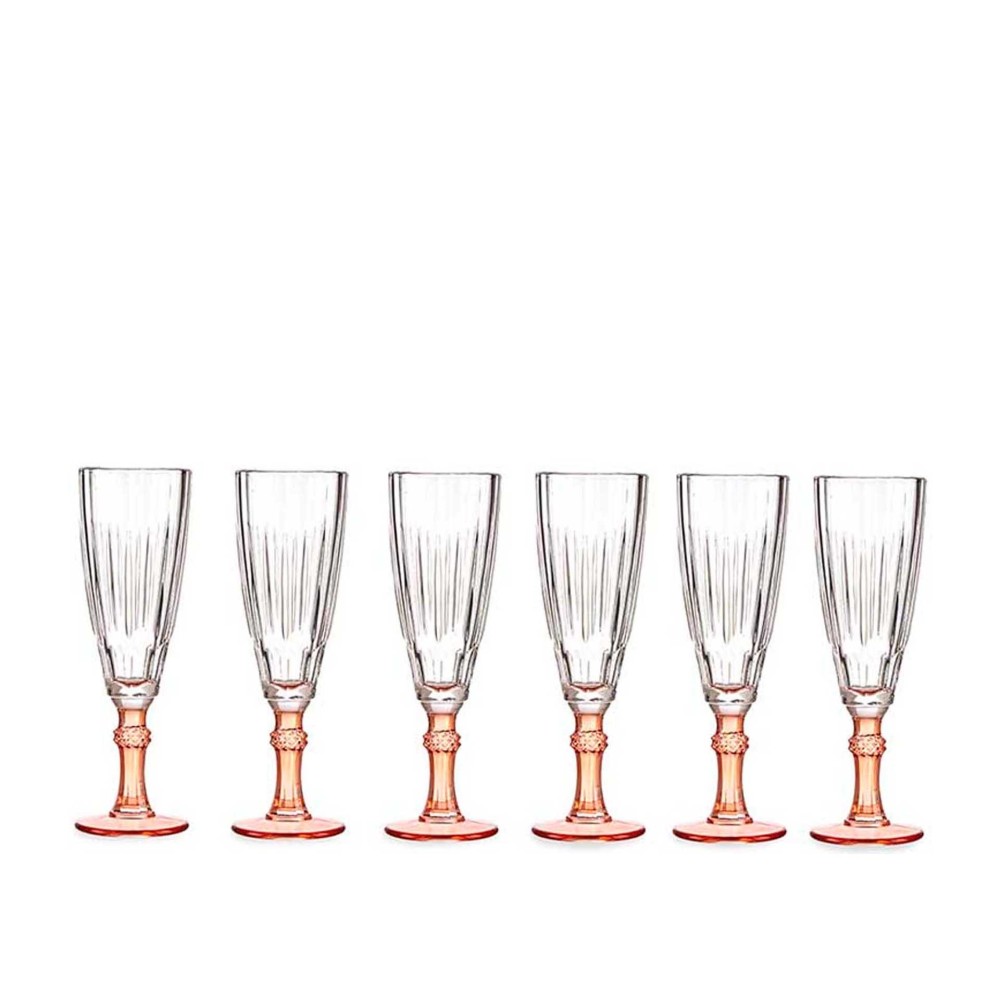 Copo Flute Picotado Exotic com Pé 17cl Pack 6