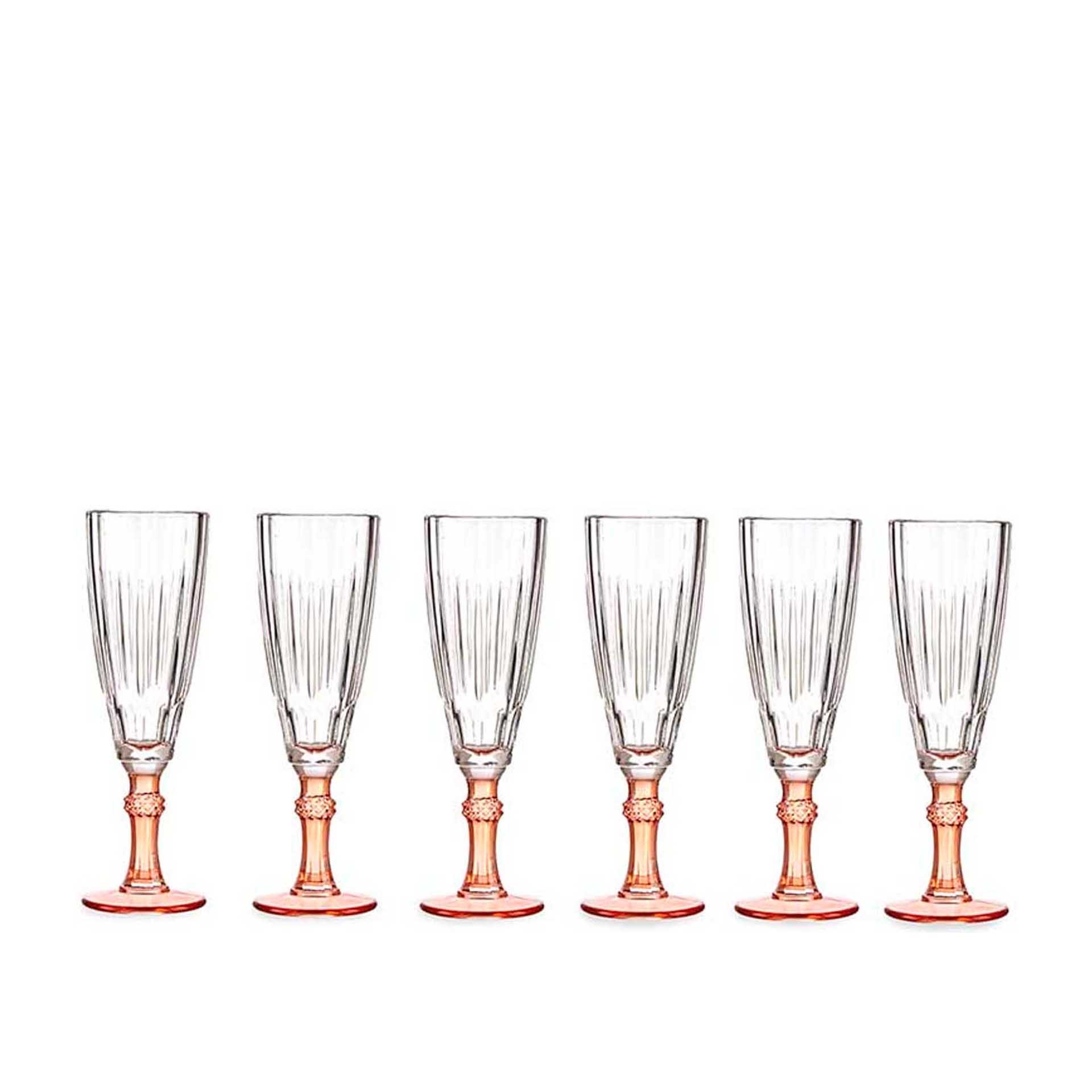 Copo Flute Picotado Exotic com Pé 17cl Pack 6
