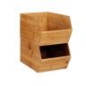 Caixa Empilhável Bambu 25X20X15cm Caixa Empilhável Bambu 25X20X15cm