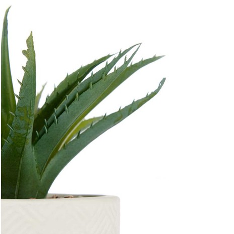 Vaso Planta Artificial Branco 14X18cm - Image product