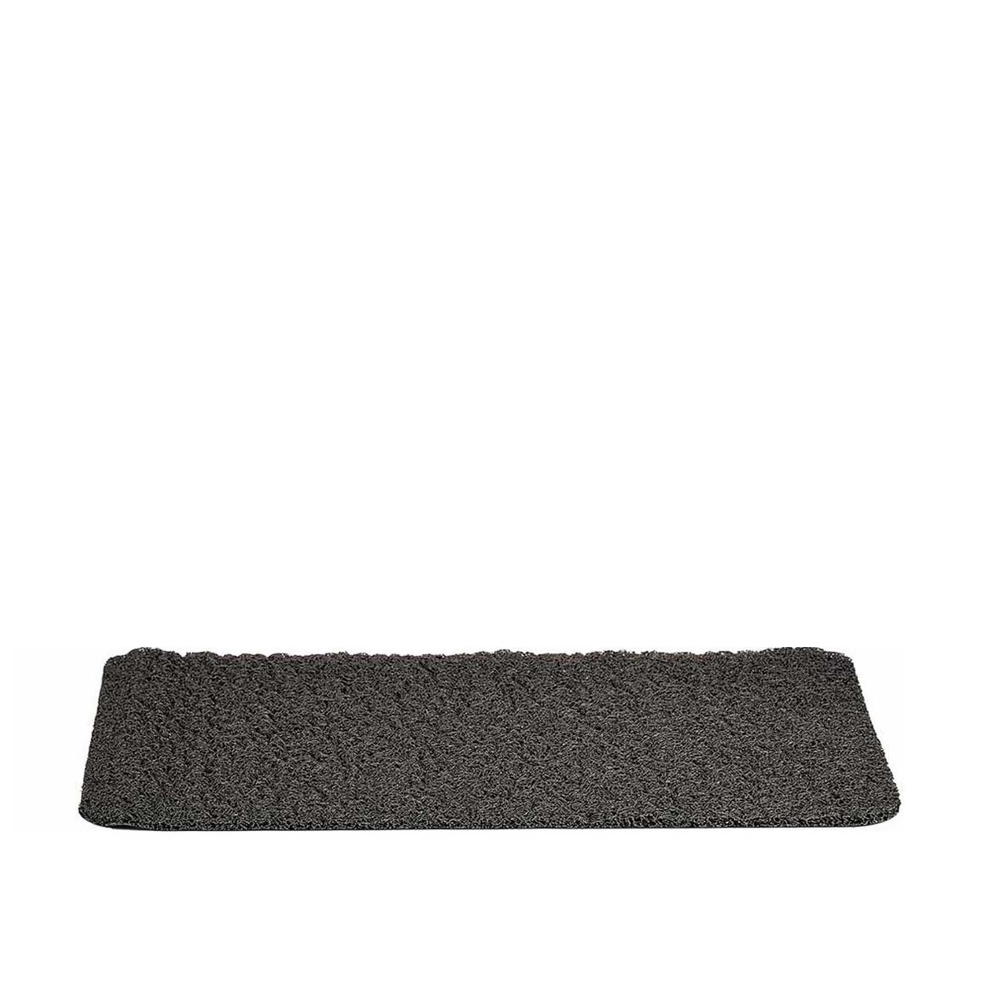 Tapete Porta Pvc Cinza 70X40cm