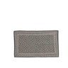 Tapete Geomtrico Algodo Cinza 73X135cm