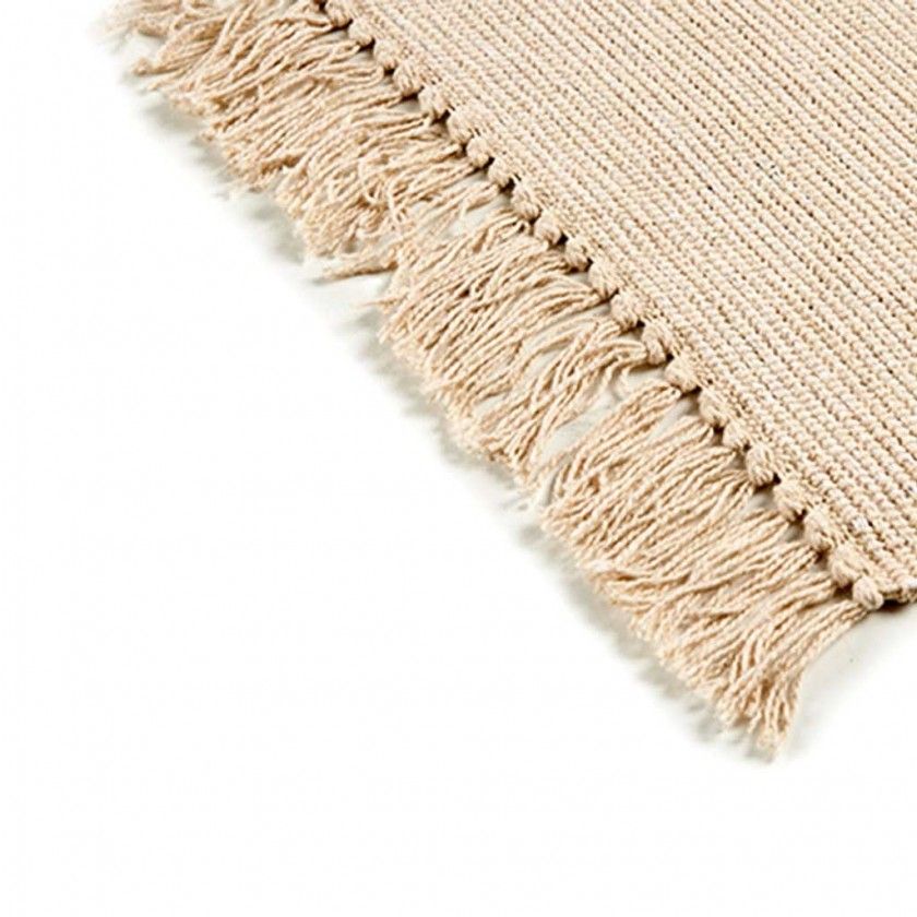 Tapete Algodo Creme 120X80cm