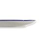 Prato Ladeiro Riscas Azul 3D 24cm Prato Ladeiro Riscas Azul 3D 24cm