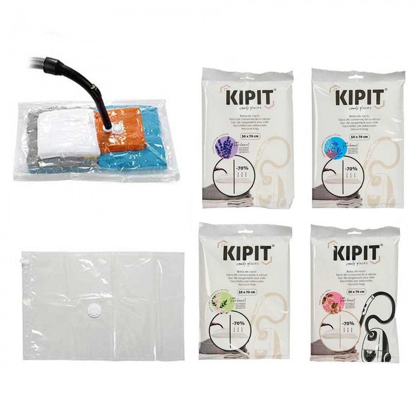 Saco Arrumação Vácuo Perfumado Sortido 50X70cm Saco Arrumação Vácuo Perfumado Sortido 50X70cm