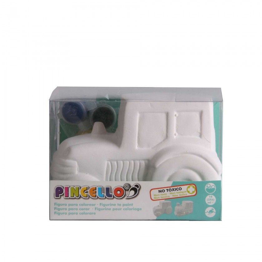 Mealheiro Cerâmica para Pintar Trator com 4 Marcadores Mealheiro Cerâmica para Pintar Trator com 4 Marcadores