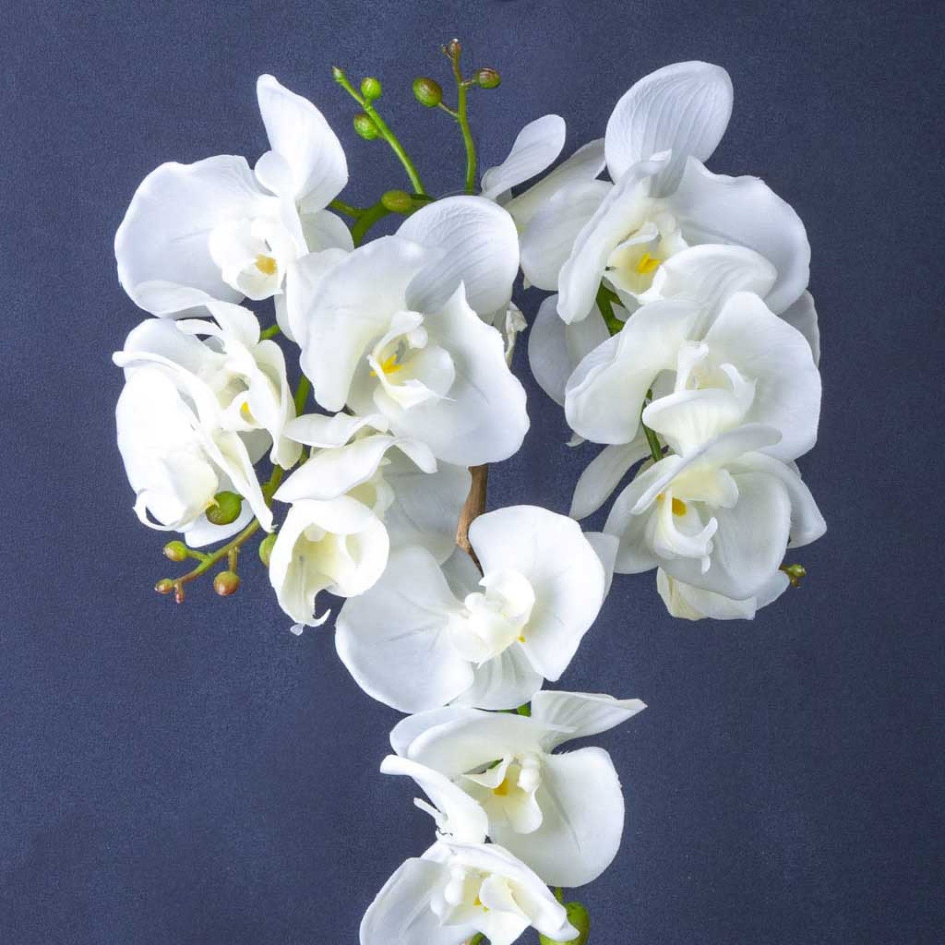 Orquídea Artificial com Vaso 60cm