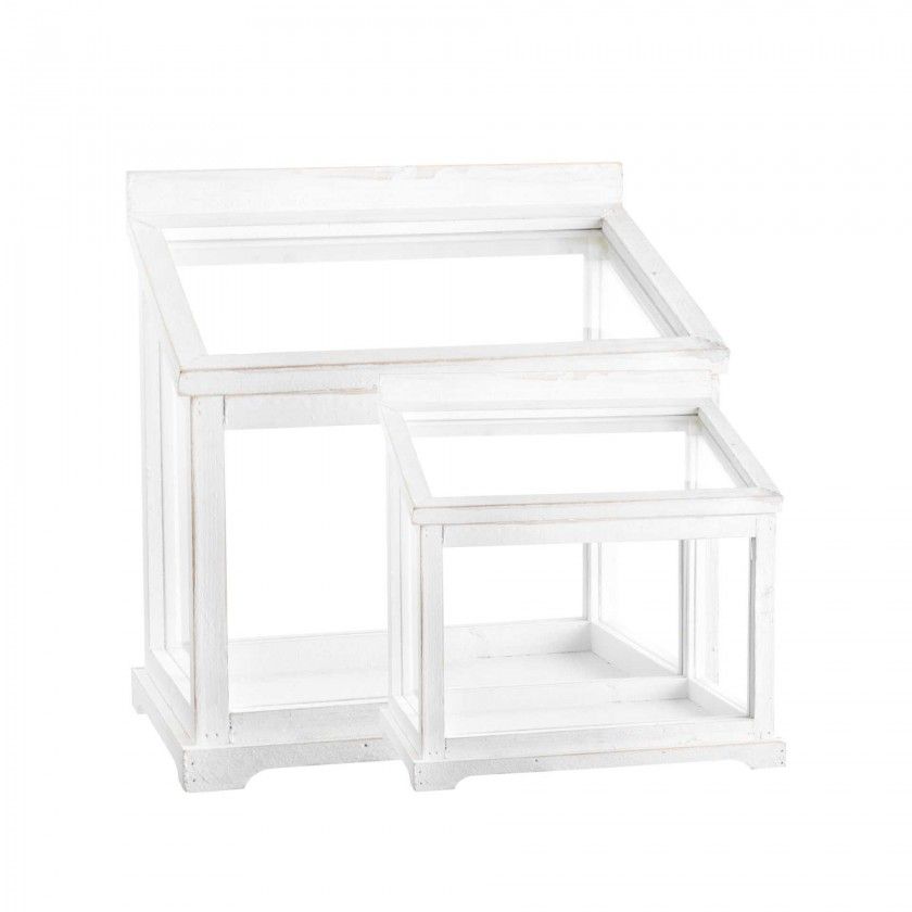 Mvel Estufa Lateral Branco Pack 2
