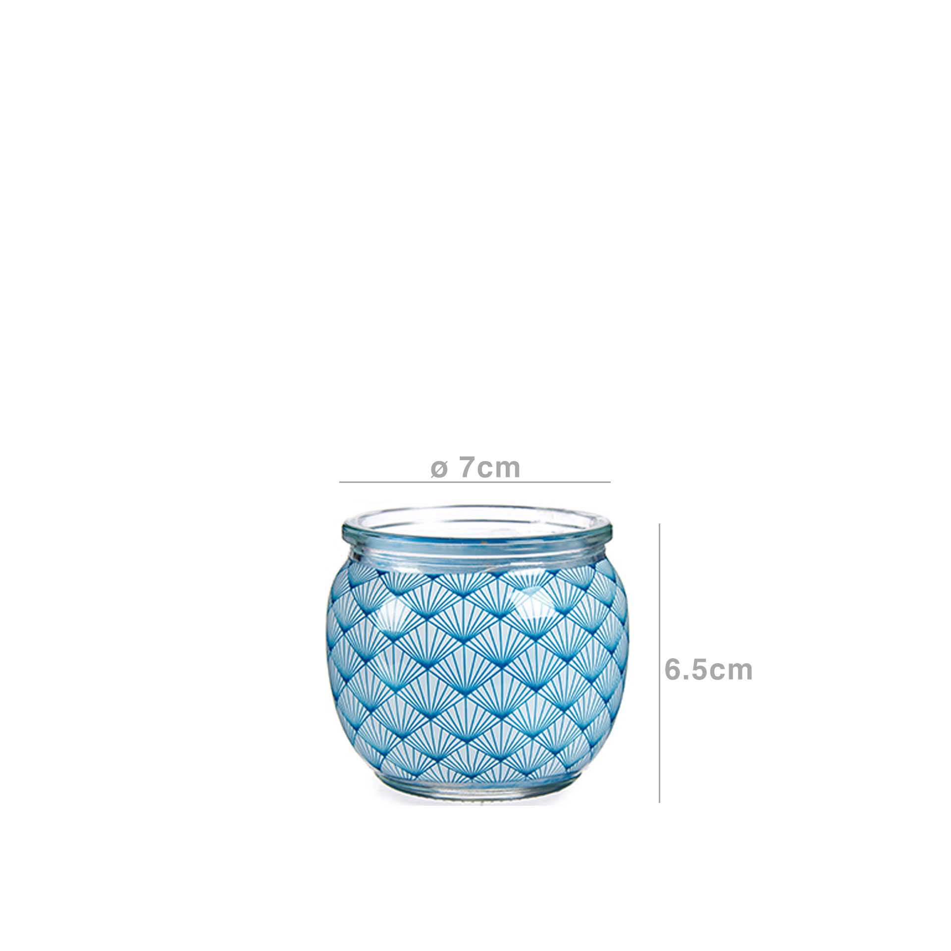 Vela Perfumada Copo Vidro 7X6.5cm