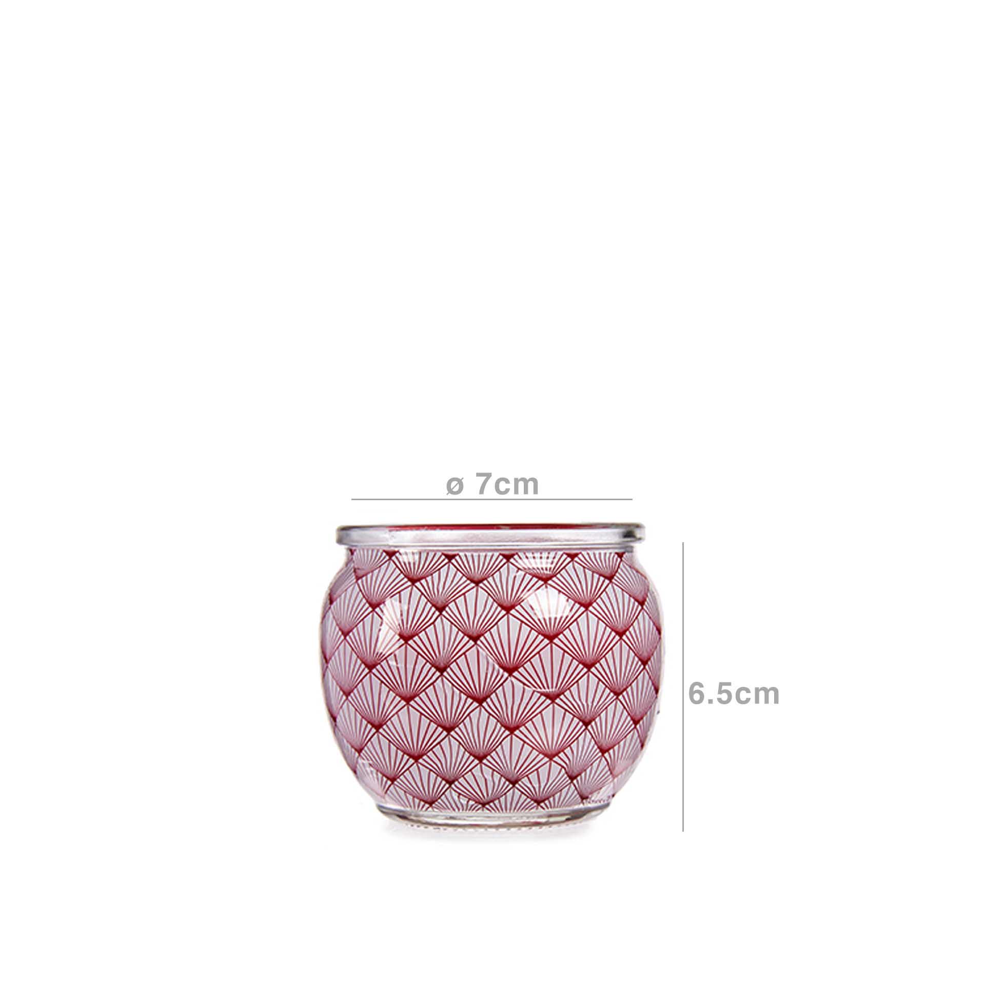 Vela Perfumada Copo Vidro Montanha 7X6.5cm