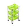 Carrinho Polipropileno Multipractic 3 Cestos Verde Lima 29.5X39X67cm Carrinho Polipropileno Multipractic 3 Cestos Verde Lima 29.5X39X67cm