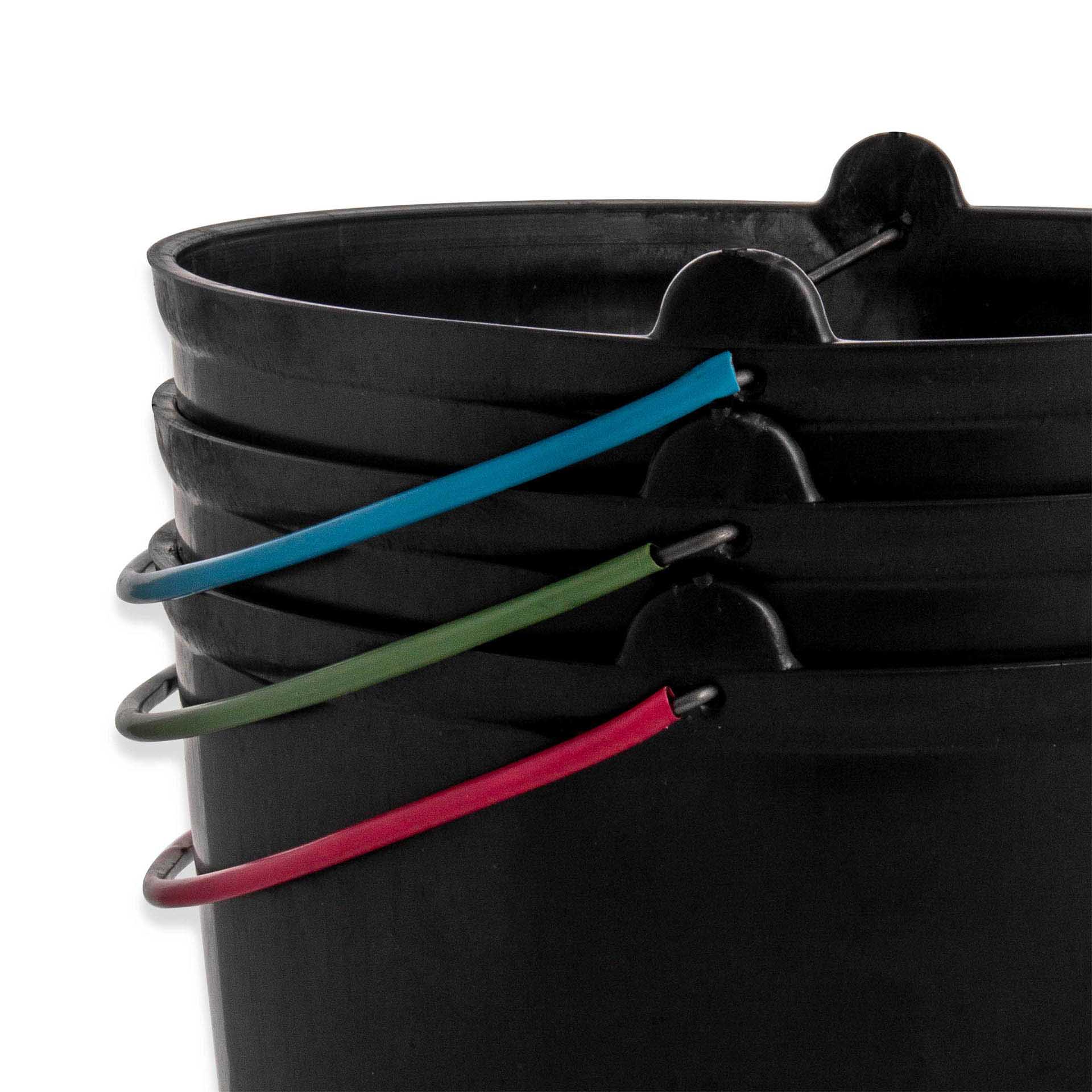 Balde Plástico Redondo Preto 15l