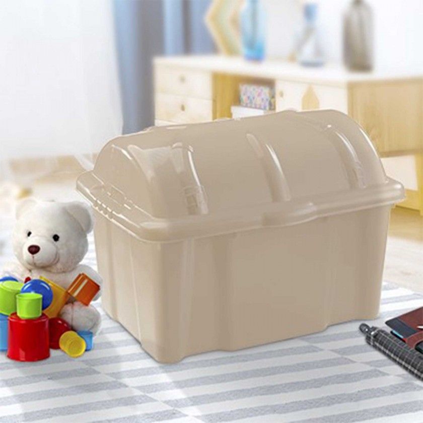 Ba Arrumos Plstico Bege 60l 65.5X47X44cm