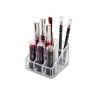 Organizador Cosméticos Plástico Incolor 9X9X.6.5cm Organizador Cosméticos Plástico Incolor 9X9X.6.5cm