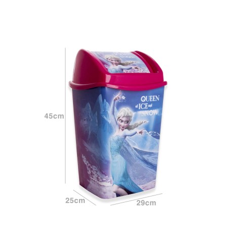 Papeleira Plástico Frozen Multicor 15l 29X25X45cm - Image product