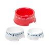 Comedouro Plstico Cocker Redondo Branco 1l 21X7cm