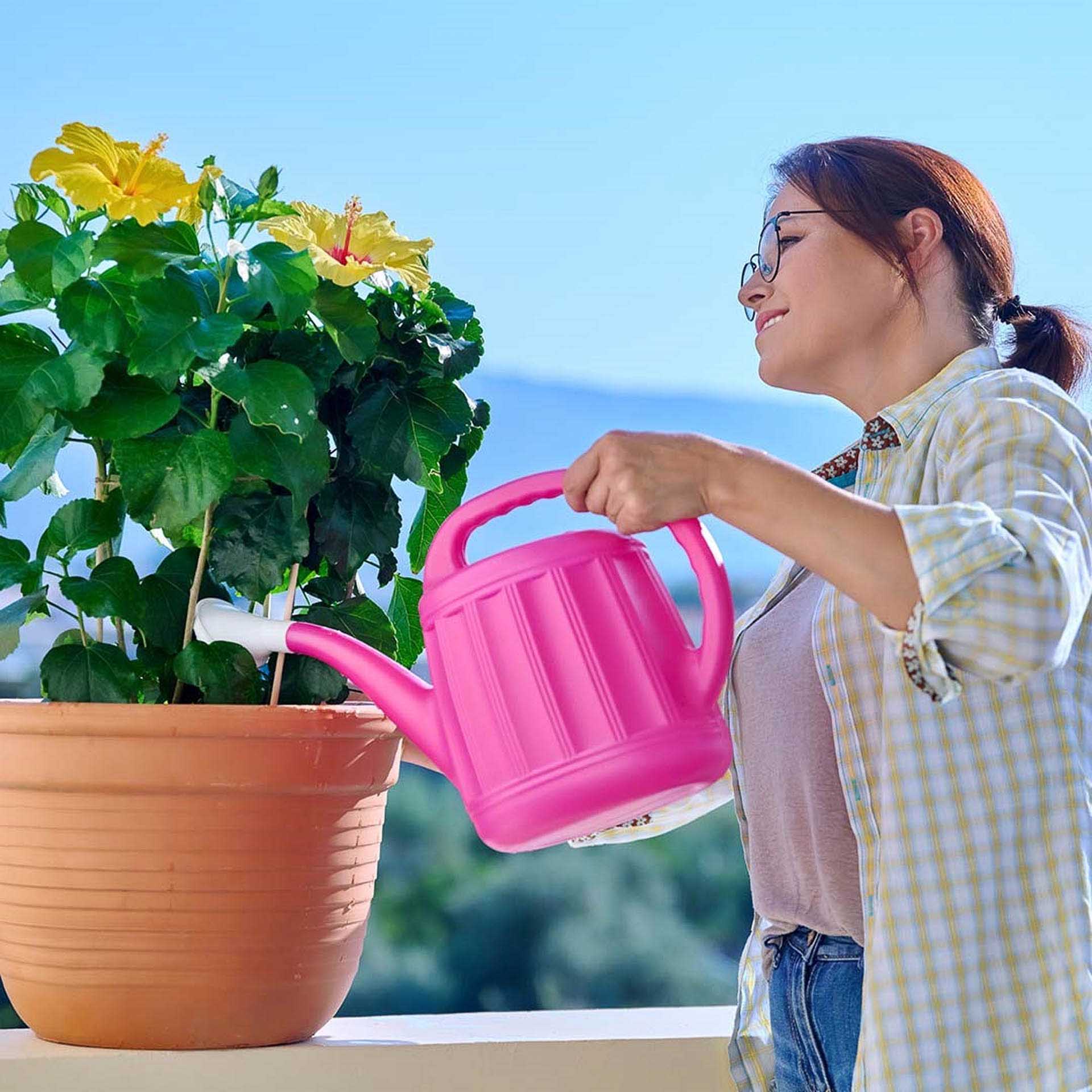 Regador Plástico Azahar 3700ml 42X13X26.5cm