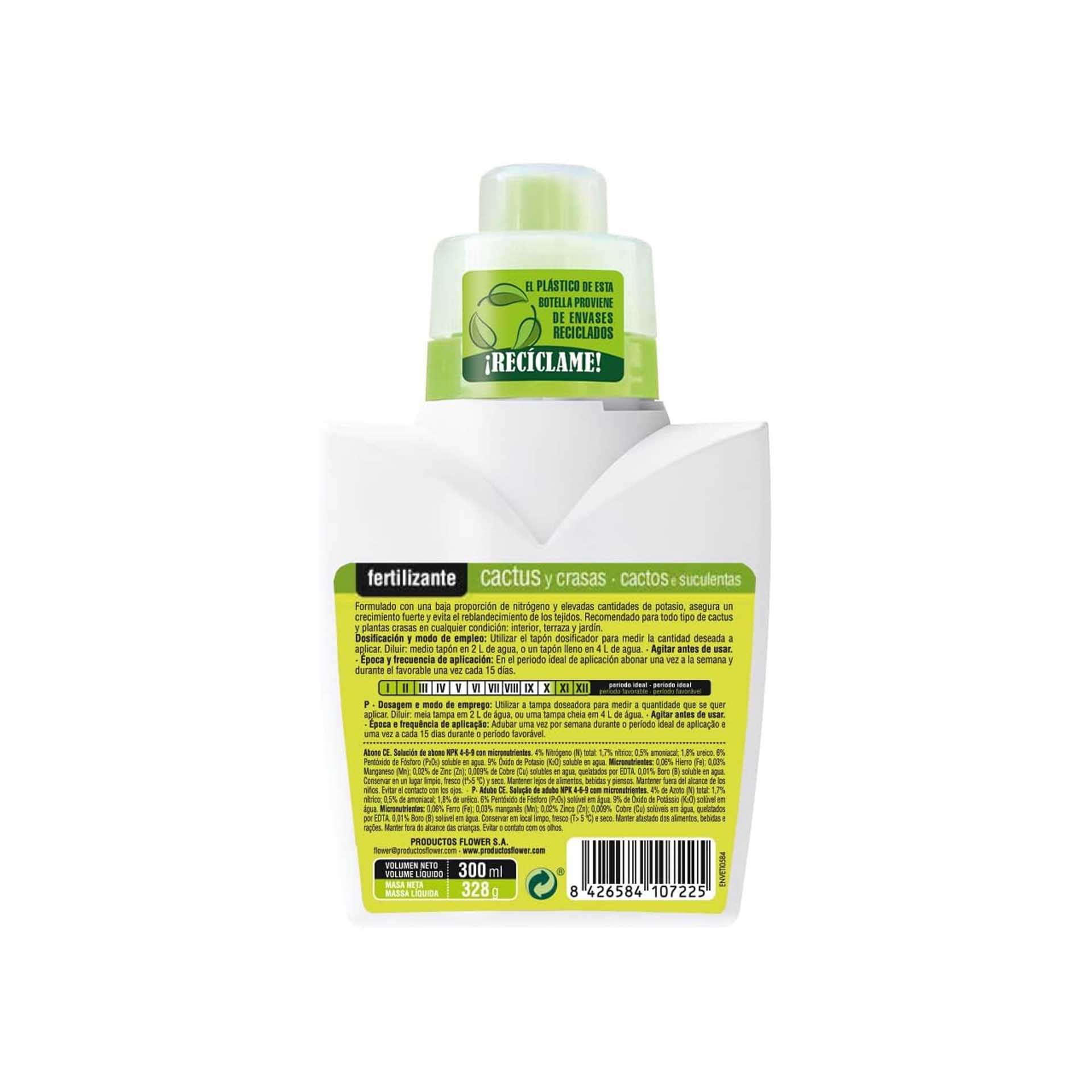 Fertilizante Líquido para Cactos 300ml