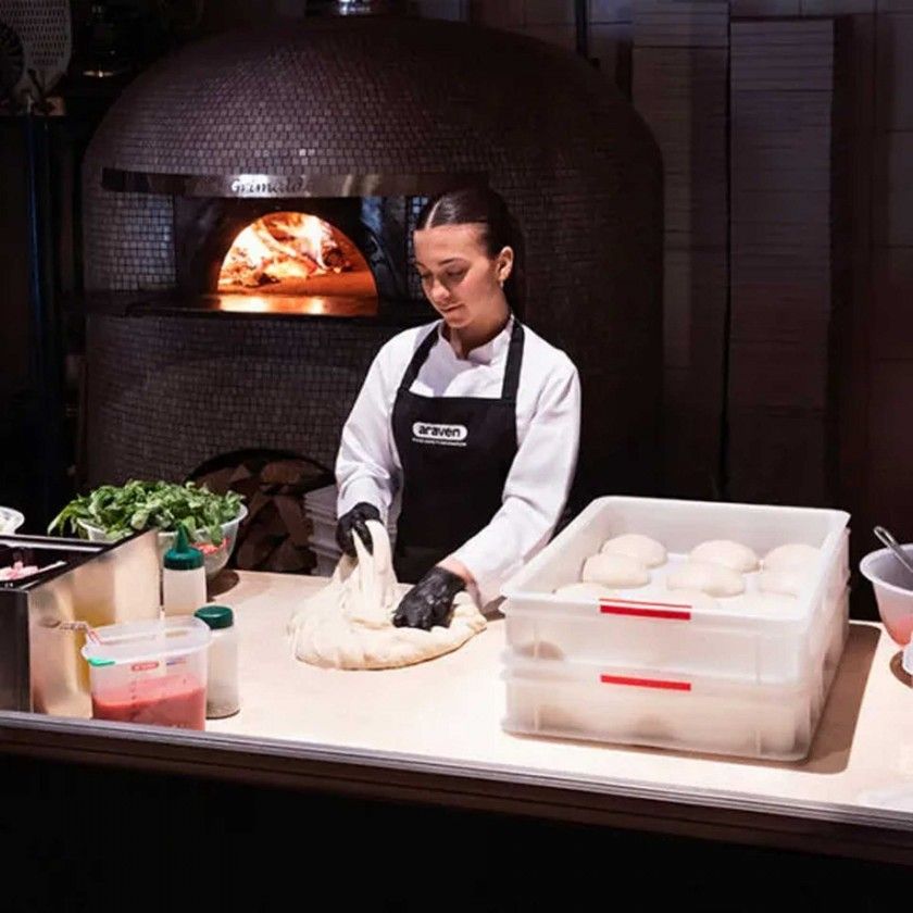 Caixa Fermentação Massa Pizza 60X40X10cm Caixa Fermentação Massa Pizza 60X40X10cm