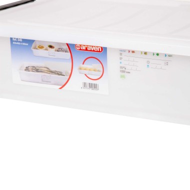 Cuvete Transporte com Tampa 40L 83X46X18cm