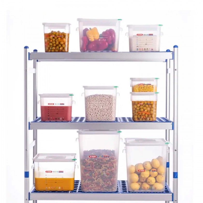 Caixa Hermética Polipropileno Quadrada 2000ml 19.5X19.5X10cm Caixa Hermética Polipropileno Quadrada 2000ml 19.5X19.5X10cm