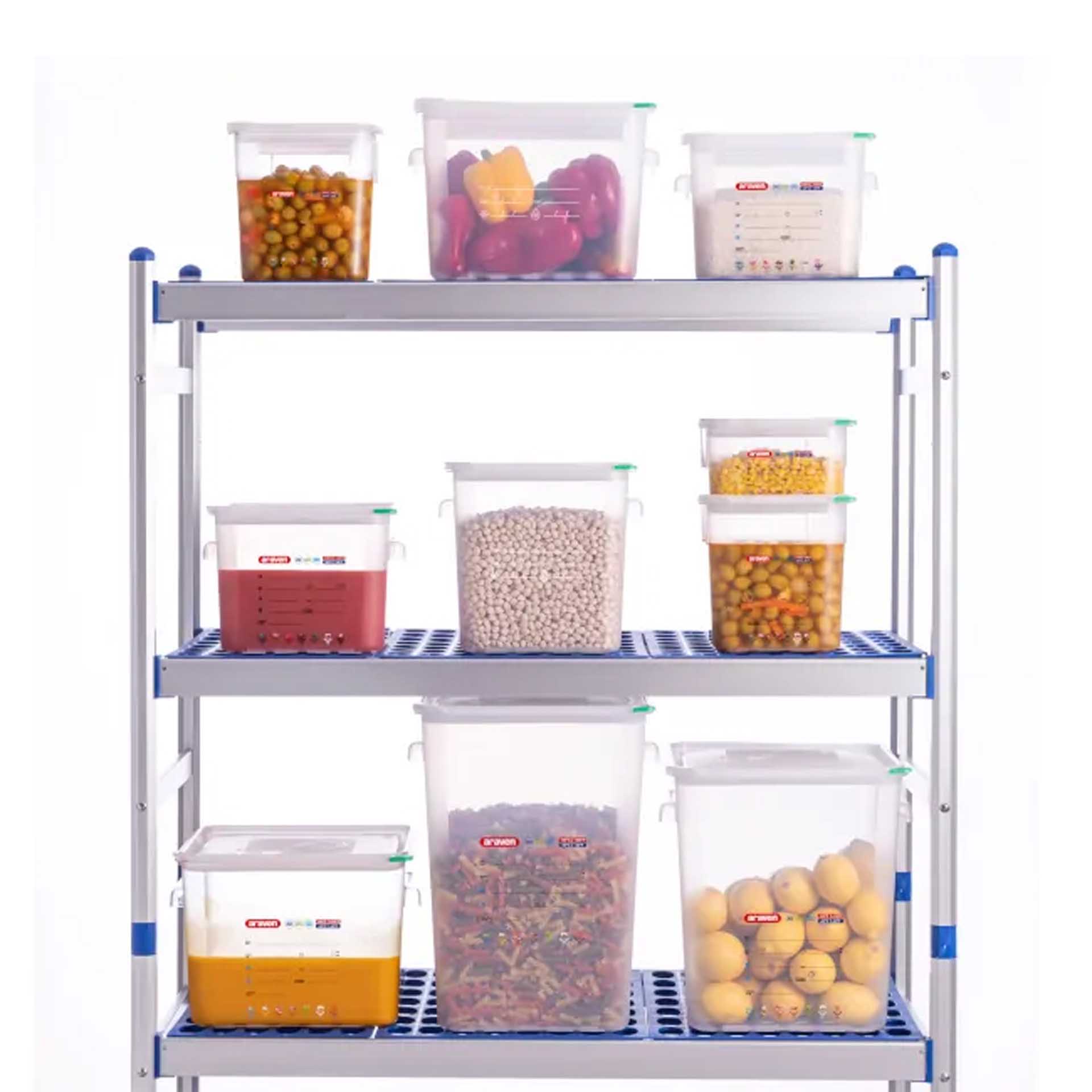 Caixa Hermética Polipropileno Quadrada 2000ml 19.5X19.5X10cm