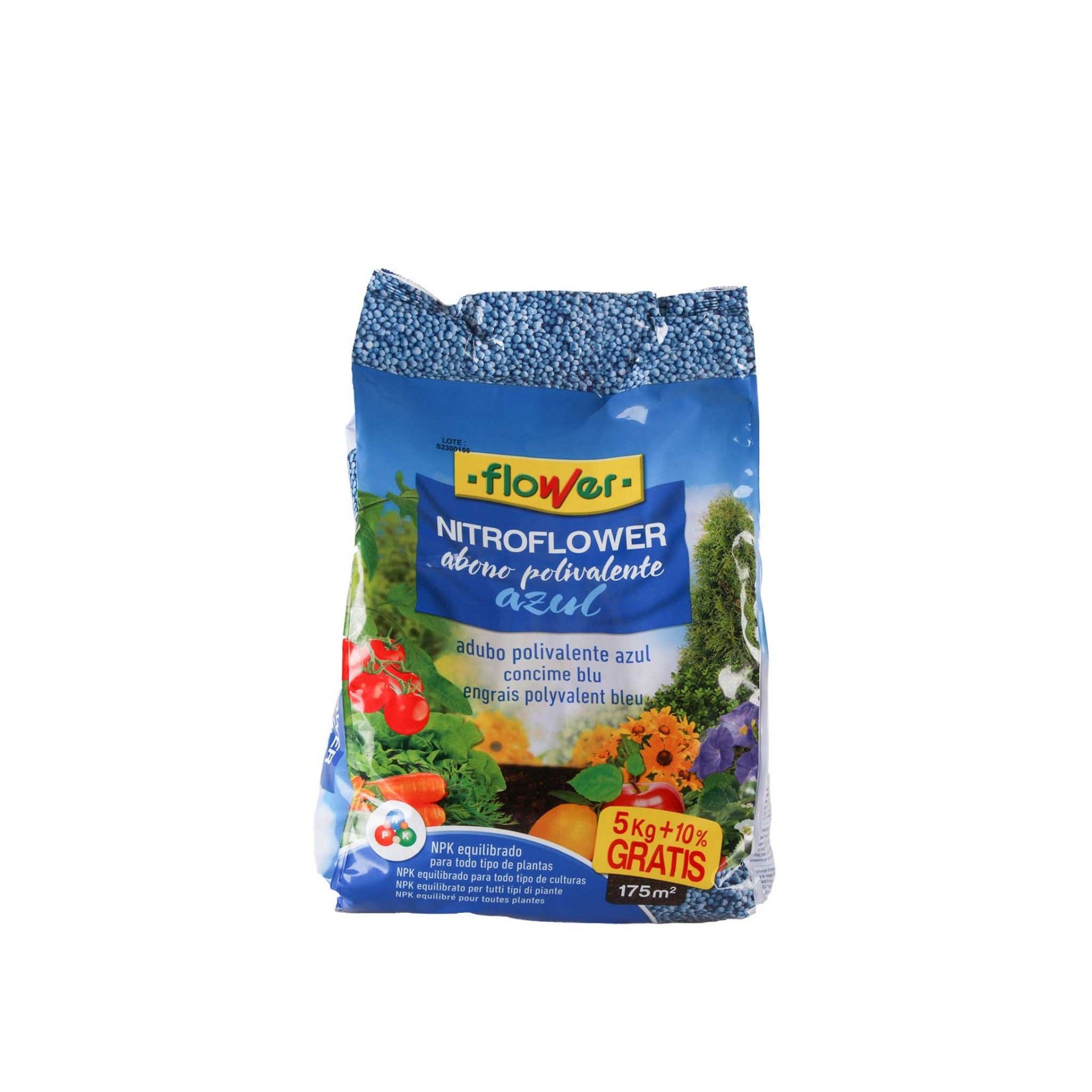 Saco Adubo Azul 5Kg + 10% Grátis