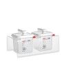 Conjunto 2 Dispensadores Molhos Gn1/6 2X2.6L 38X22.5X19.5cm