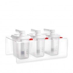 Conjunto 3 Dispensadores Molhos Gn1/9 3X1.5L 38X22.5X19.5cm