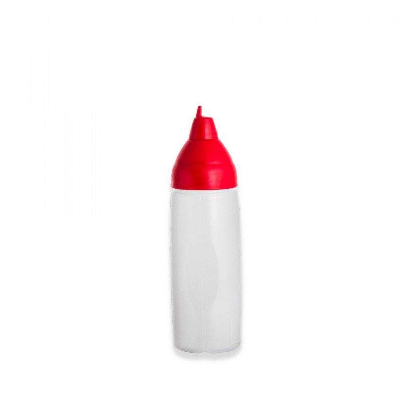 Frasco Molhos Antigota Vermelho 350ml 6X20.3cm