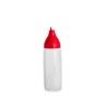 Frasco Molhos Antigota Vermelho 350ml 6X20.3cm Frasco Molhos Antigota Vermelho 350ml 6X20.3cm