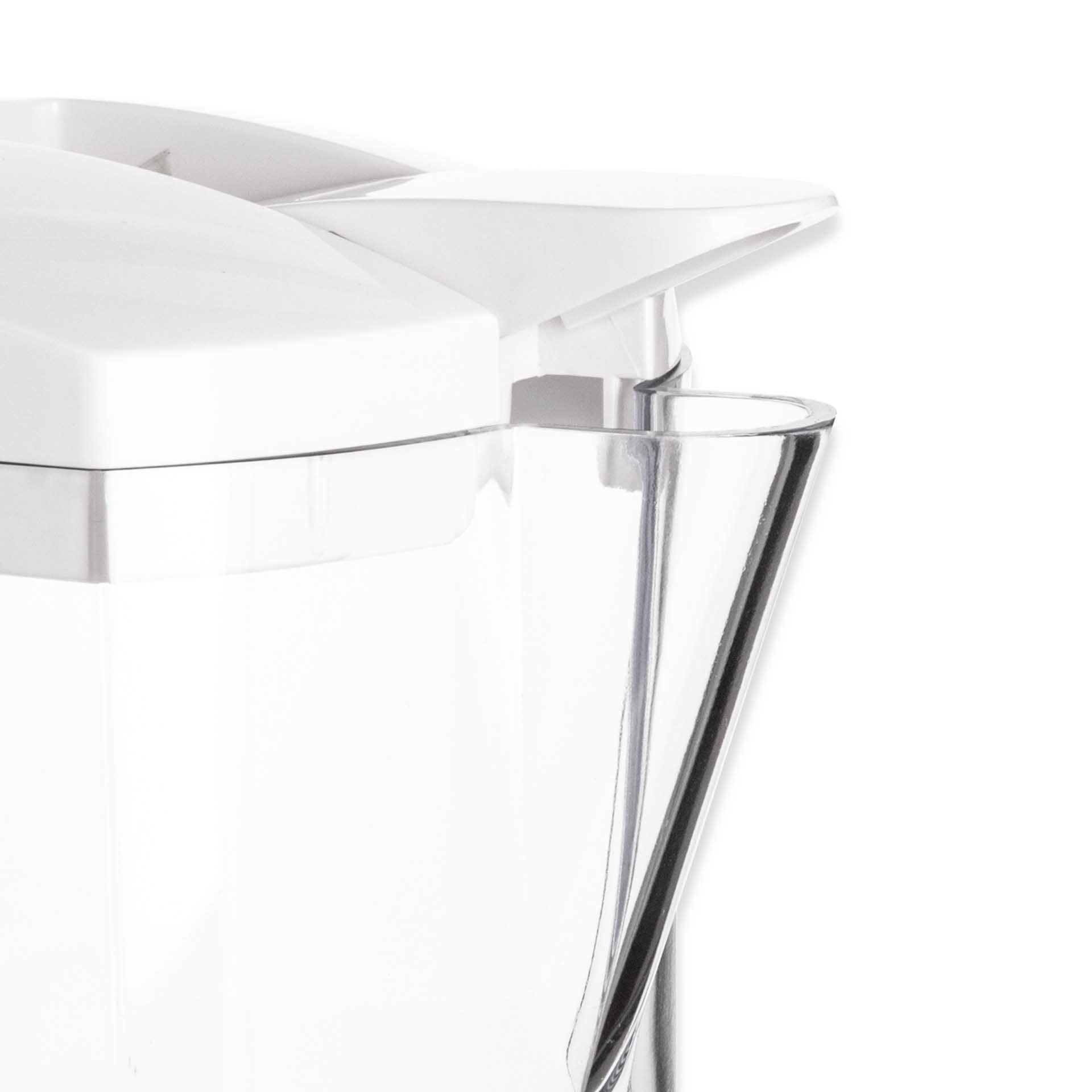 Jarro com Asa Tampa Estireno Acrilonitrilo 2000ml 23X11X26cm