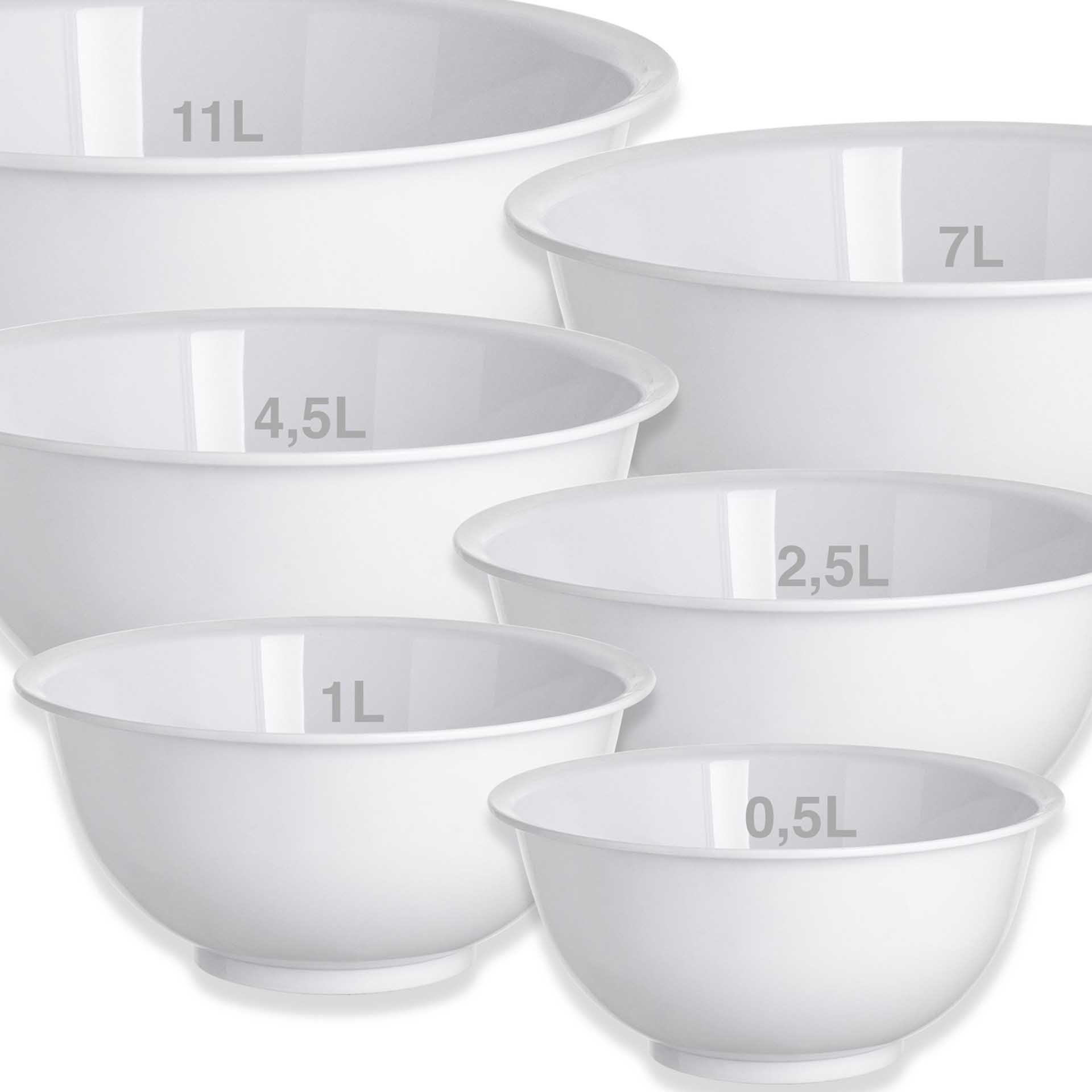 Tigela Polipropileno Branco 4500ml 28X14cm